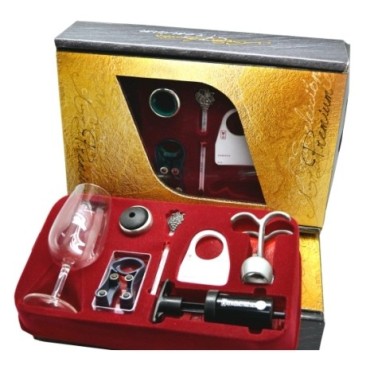 Set Completo para Vino y Cava Hogar – Accesorios de Cata en Estuche Premium