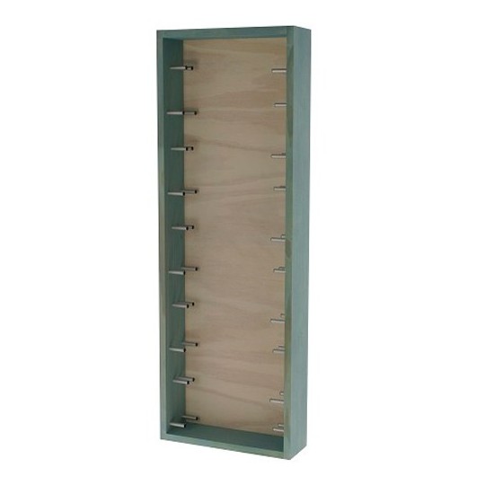 Botellero de Pared Azul y Blanco para 10 Botellas – Diseño Modular