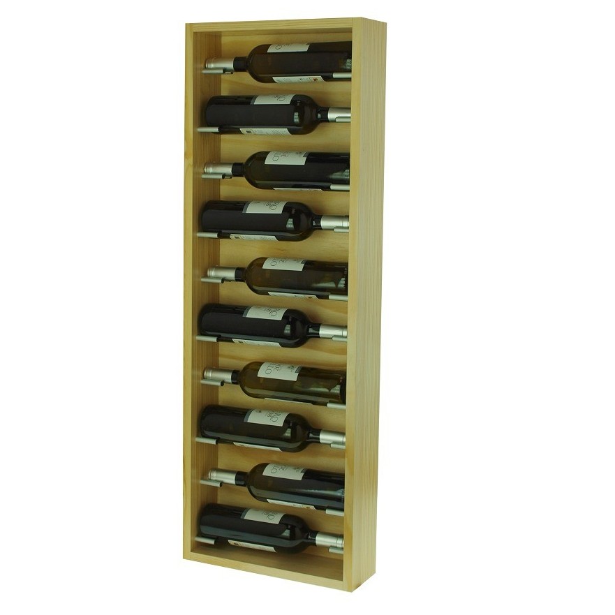 Botellero de Pared Modular para 10 botellas Pino