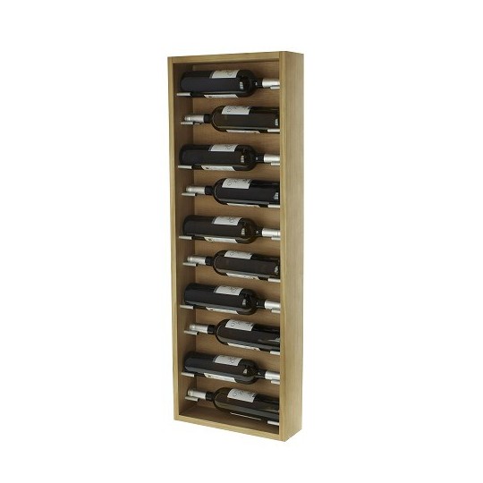 Botellero de Pared Modular para 10 botellas Roble