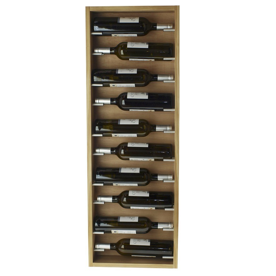 Botellero de Pared para 10 botellas en Roble – Diseño Modular