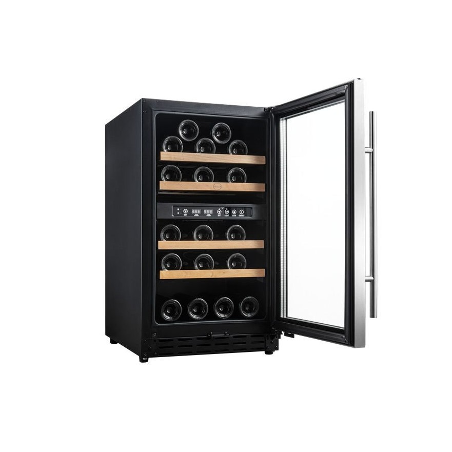 Vinoteca encastrable Vinobox 33 botellas con 2 zonas de temperatura CV 40 GC 2T