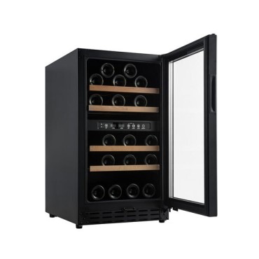 Vinoteca encastrable Negra 37 botellas 2 Temperaturas 40GC 2T 2