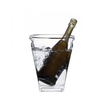 Cubitera Acrílica Quadra Transparente para 1 Botella – 75 cl