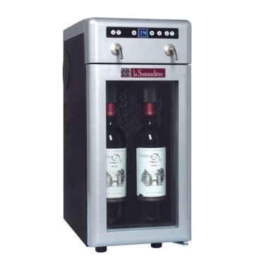 Dispensador de Vino por Copas DVV2-2 – 2 Botellas, Conservación con Nitrógeno