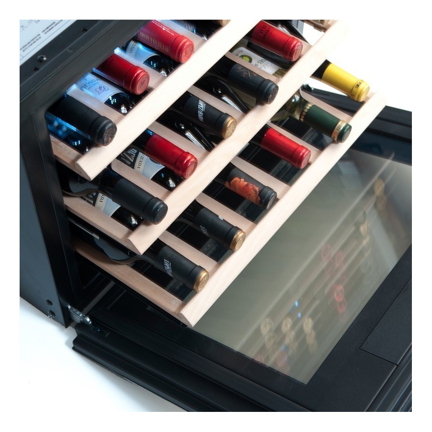 Vinoteca Encastrable columna Negra 24 Botellas CV-24CE para Cocina
