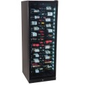 Vinoteca negra grande con puerta reversible 143 botellas CV-143LV
