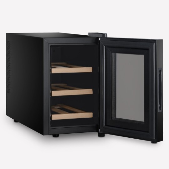 Vinoteca Negra 6 Botellas Hkoenig AGE6 – Compacta, Silenciosa y Elegante