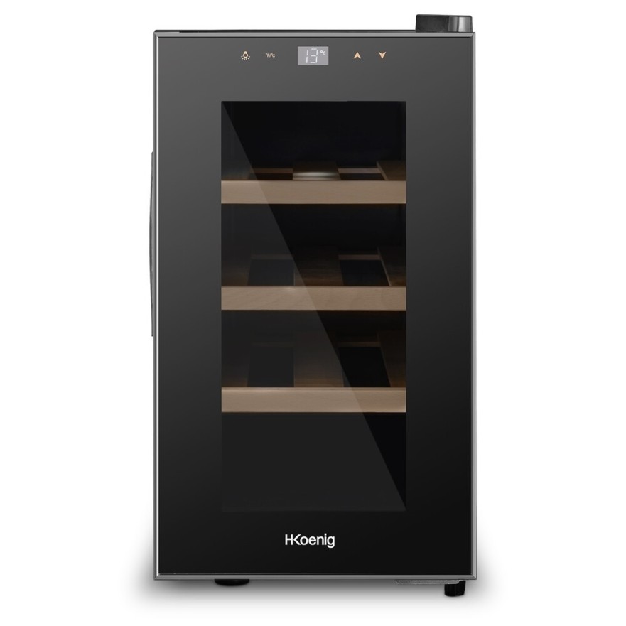 Vinoteca Negra Pequeña para 8 Botellas – Hkoenig AGE8