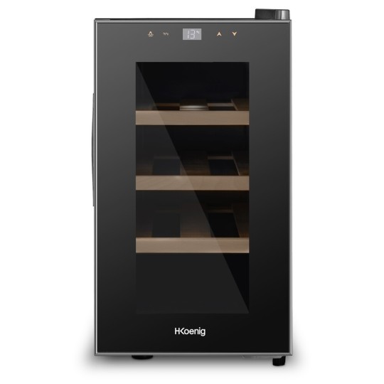 Vinoteca Negra Pequeña para 8 Botellas – Hkoenig AGE8