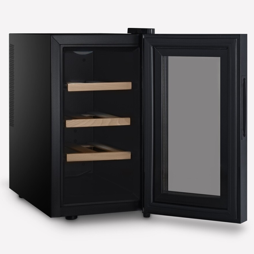 Vinoteca Negra Pequeña para 8 Botellas – Hkoenig AGE8