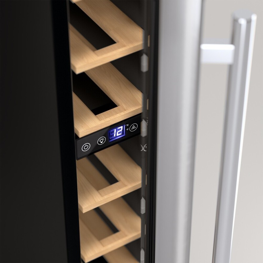 Vinoteca Integrable 7 Botellas Acero Inoxidable CVST 7 – Compacta y Elegante