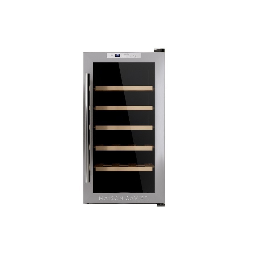 Vinoteca Acero Inoxidable 18 botellas CAVC18