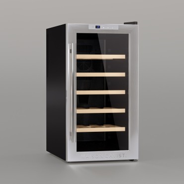 Vinoteca Acero Inoxidable 18 botellas CAVC18 2