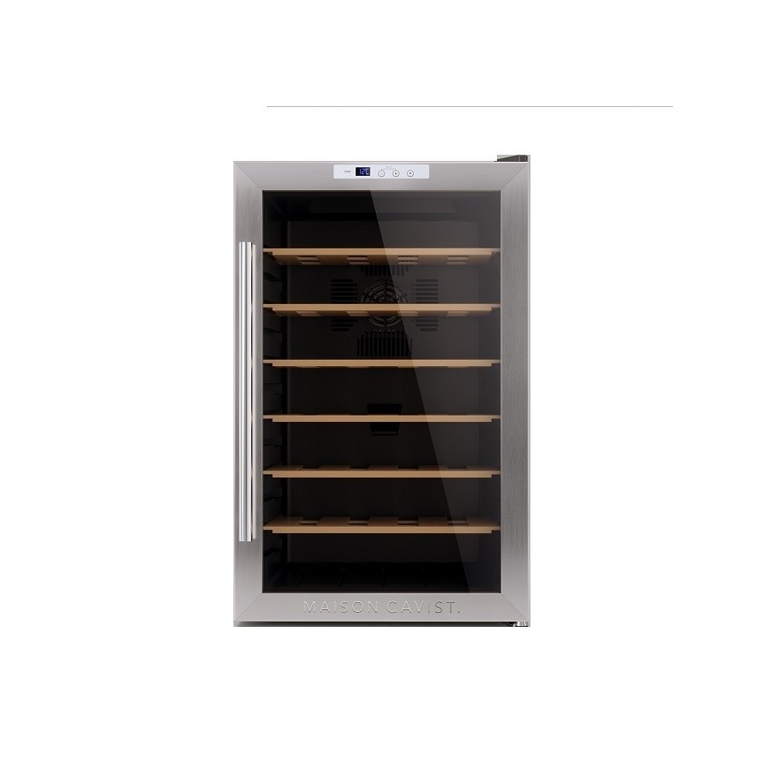 Vinoteca CAVC28 – 28 Botellas, Acero Inoxidable, Termoeléctrica y Silenciosa