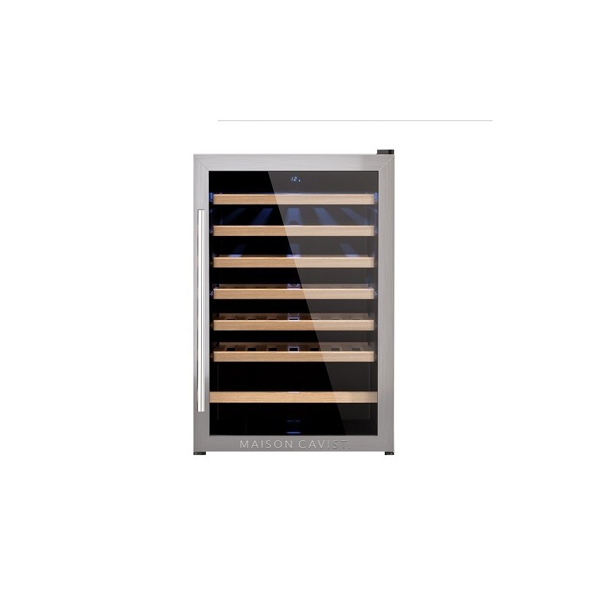 Vinoteca CAVC48 – 48 Botellas, Acero Inoxidable, Compresor Silencioso