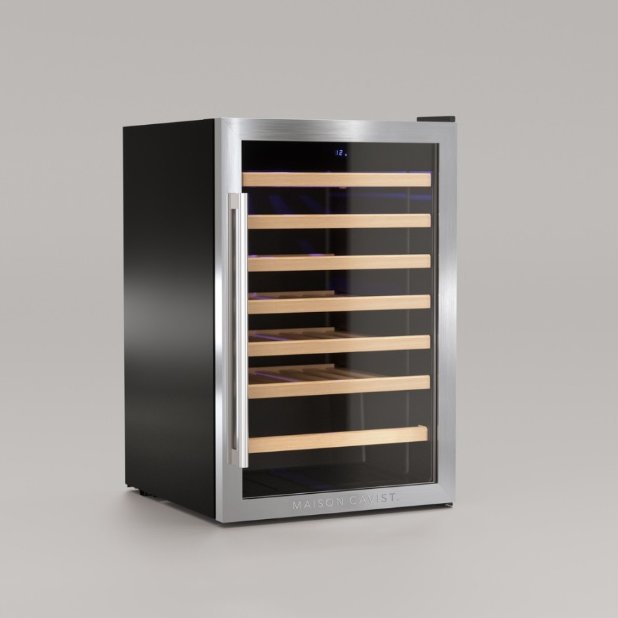 Vinoteca CAVC48 – 48 Botellas, Acero Inoxidable, Compresor Silencioso