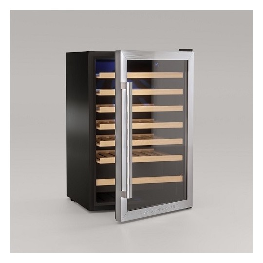 Vinoteca CAVC48 – 48 Botellas, Acero Inoxidable, Compresor Silencioso