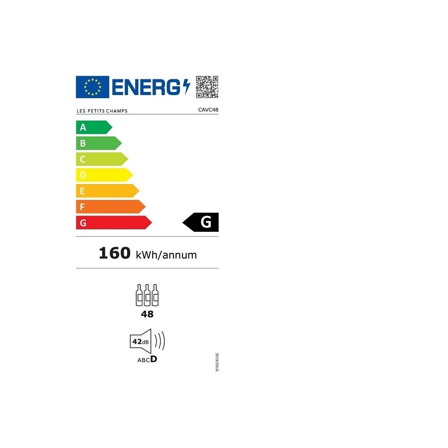Vinoteca CAVC48 – 48 Botellas, Acero Inoxidable, Compresor Silencioso