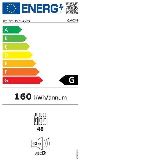 Vinoteca CAVC48 – 48 Botellas, Acero Inoxidable, Compresor Silencioso