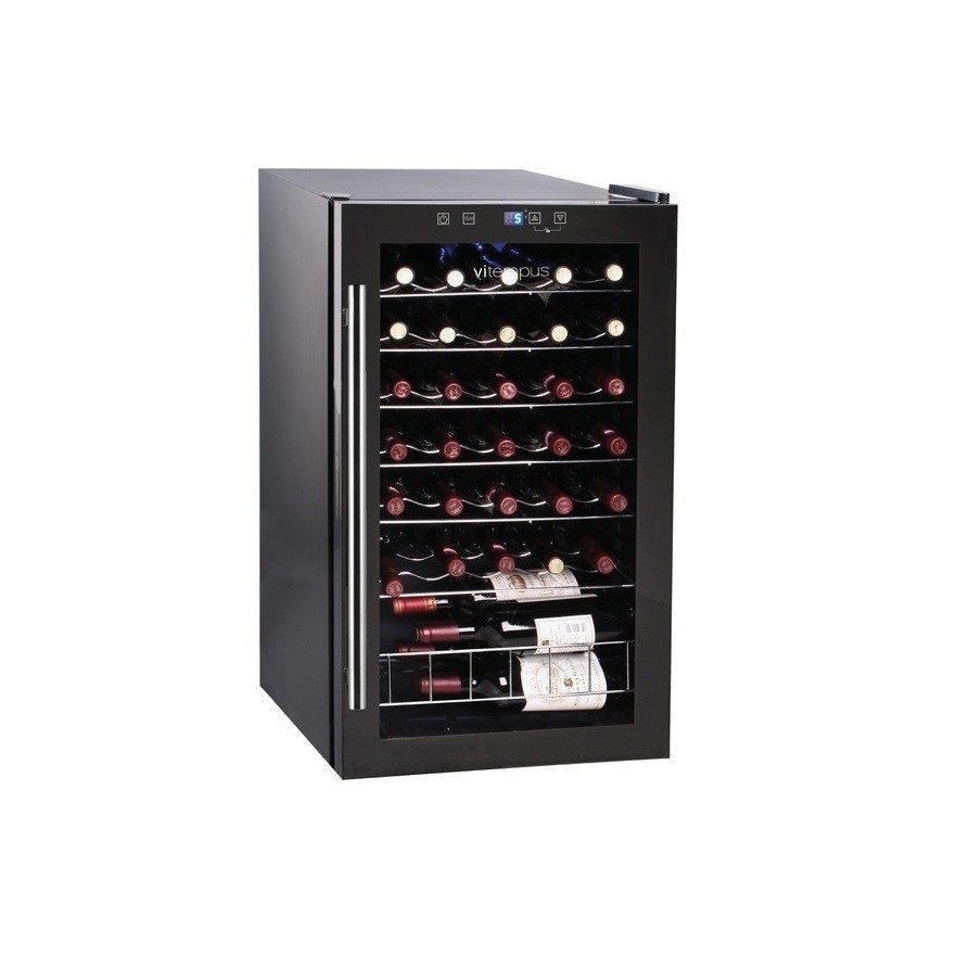 Vinoteca negra para 30 botellas Vi33