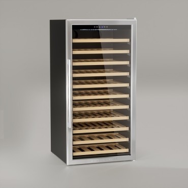 Vinoteca grande Acero Inoxidable 84 botellas CAVC84 2