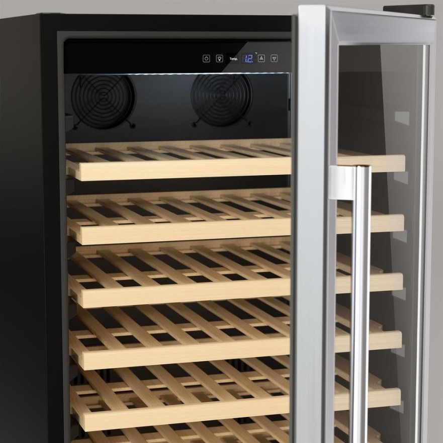 Vinoteca grande Acero Inoxidable 100 botellas CAVCE100