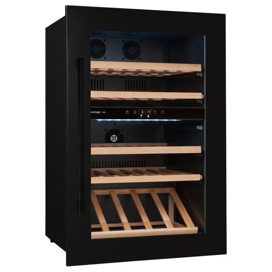 Vinoteca Integrable en Columna Avintage AVI88G2 – 51 Botellas, 2 Zonas de Temperatura