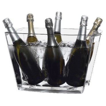 Cubitera Alaska para 6 Botellas de Vino o Cava – Acrílico Resistente