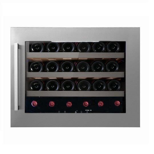 Vinoteca Encastrable en Columna Avintage AVI24S2X – 24 Botellas, Acero Inoxidable