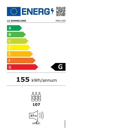 Vinoteca envejecimiento para 107 botellas La Sommeliere PRO110N