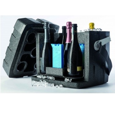 Nevera portátil para mantener bebidas y vinos frios 2