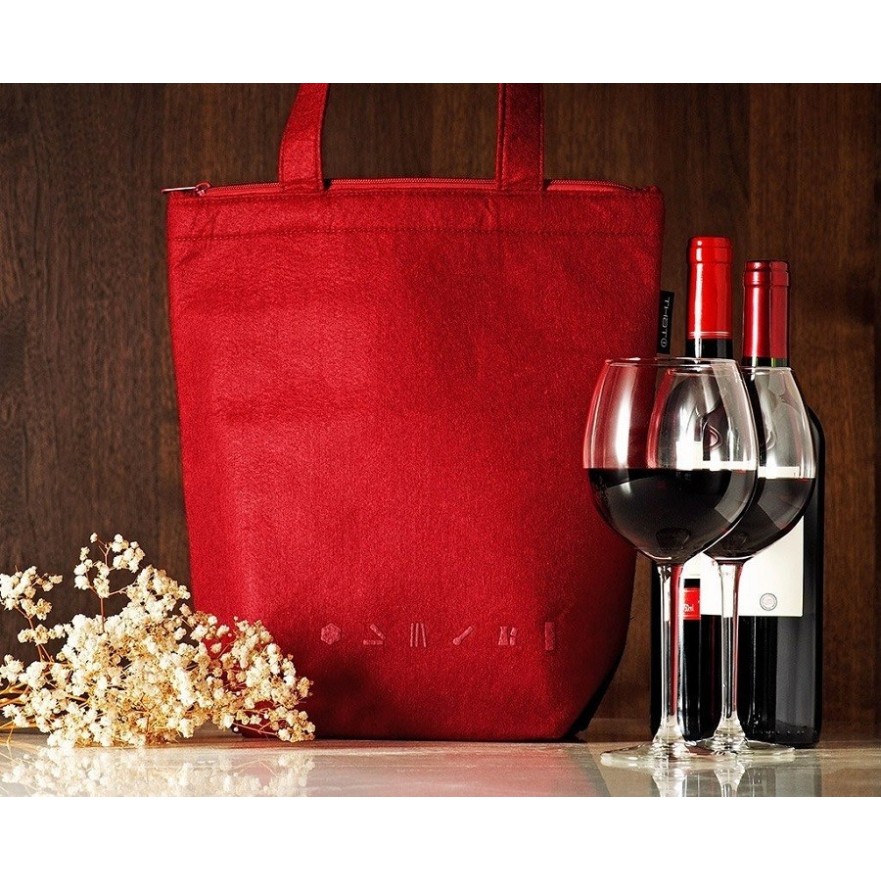 Bolsa Térmica para 2 Botellas de Vino | Ecológica y Reutilizable