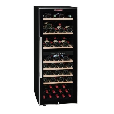 Vinoteca La Sommelière ECS81.2Z – 75 Botellas, 2 Zonas de Temperatura, Control Remoto