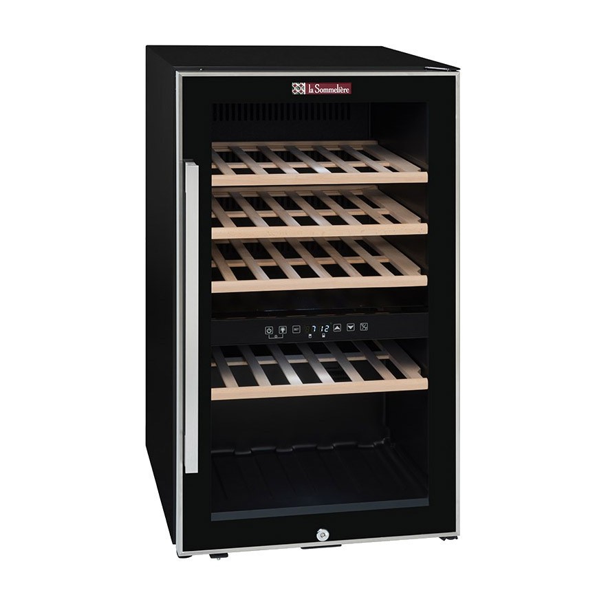 Vinoteca La Someliere ECS51-2Z – 50 Botellas, Doble Zona de Temperatura