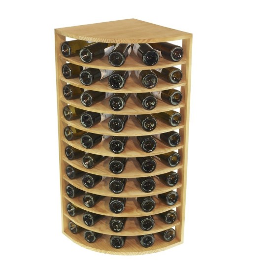 Botellero madera de pino 50 botellas de vino EX2036