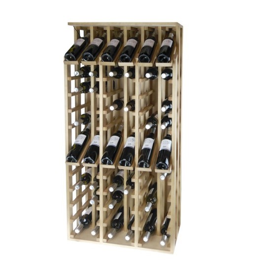 Botellero de Madera de Pino VILAMARTIN | Capacidad 72 Botellas | Diseño Elegante
