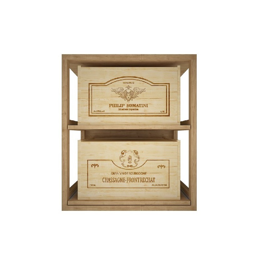 Botellero 2 cajas vino ARGANZA