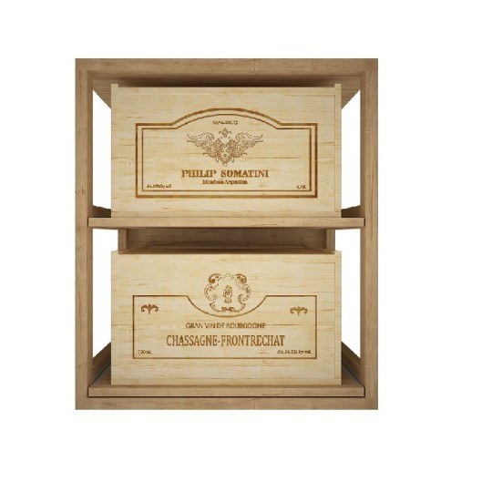 Botellero 2 cajas vino ARGANZA