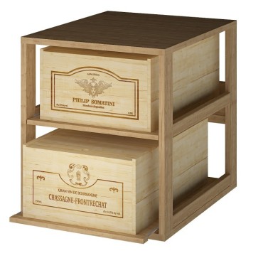 Botellero 2 cajas vino ARGANZA 2