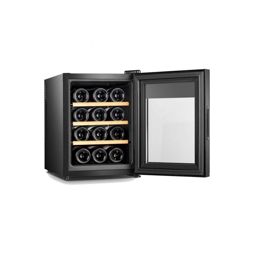 Vinoteca negra 12 botellas Climadiff CC12F
