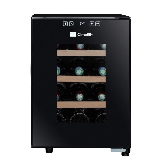 Vinoteca negra 12 botellas Climadiff CUVEE12