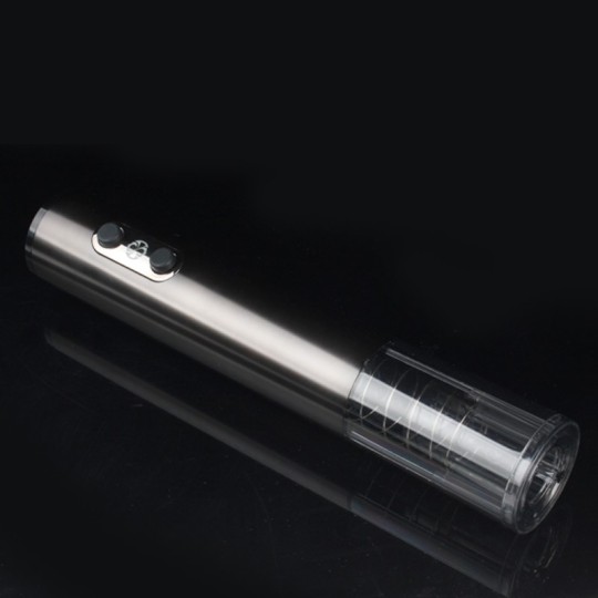 Sacacorchos Eléctrico Vinturi USB | Recargable | LED Azul | Incluye Corta Cápsulas