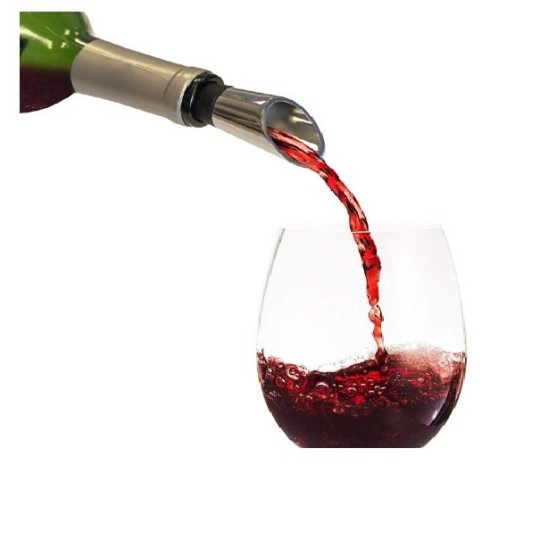 Vertedor de Vino Vinturi – Acero Inoxidable, Antigoteo, Compatible con Botellas